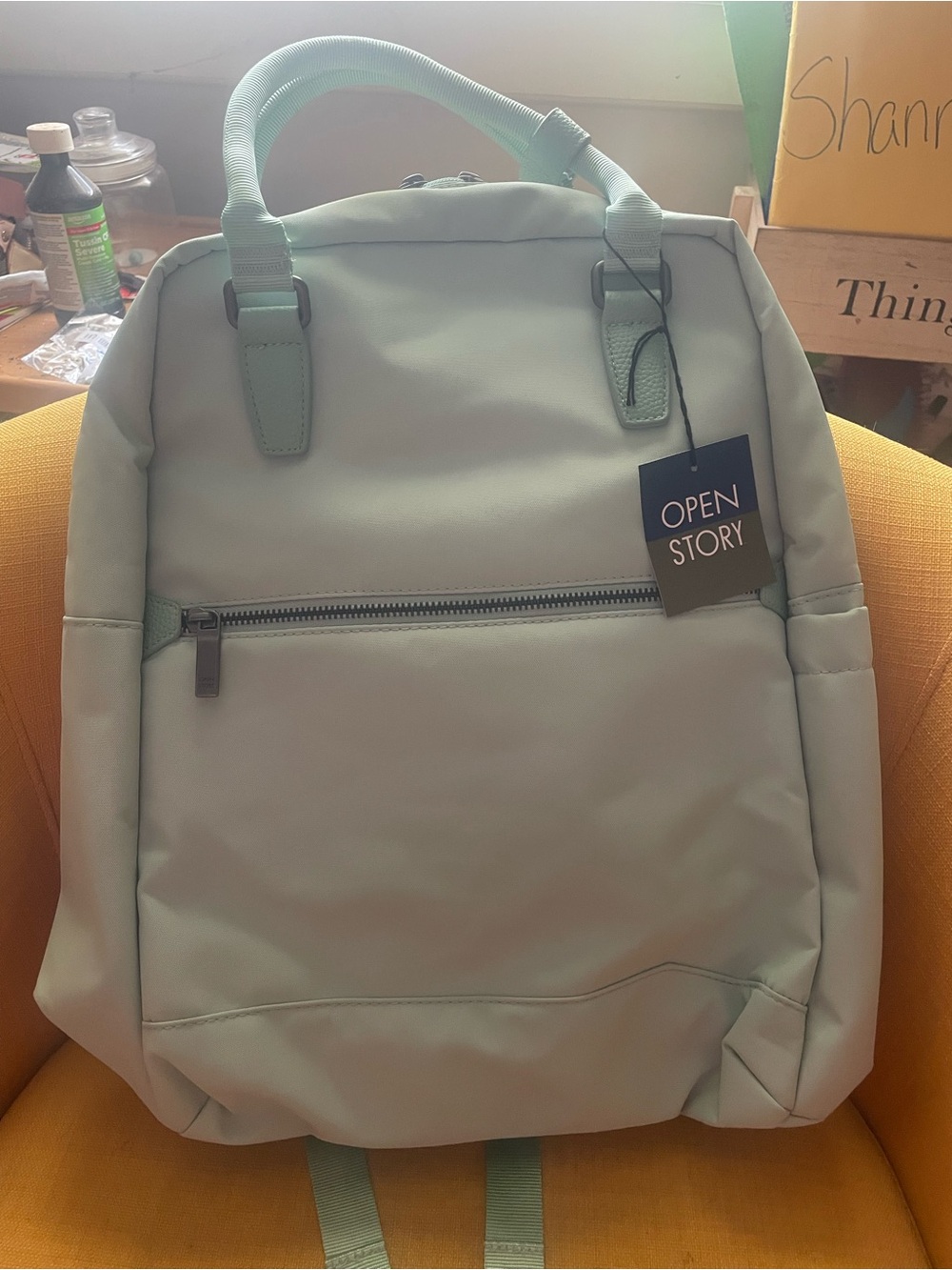 Mint Green Backpack